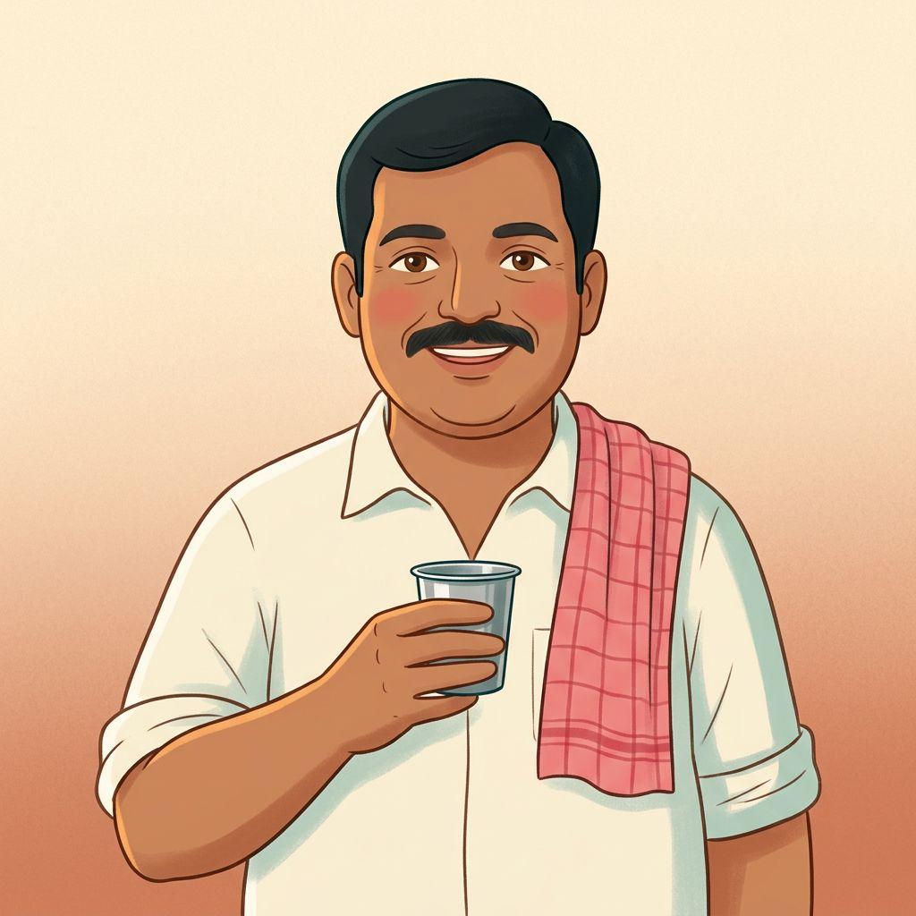 Raju, the tea-stall owner who repeats prices until you have them